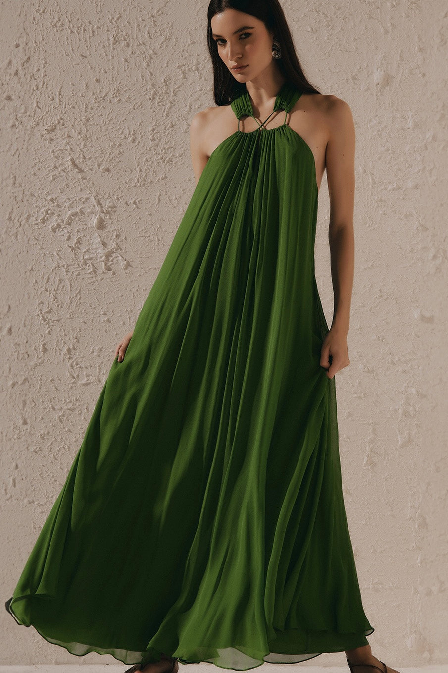 Flowly Long Dress  Bela Boutique