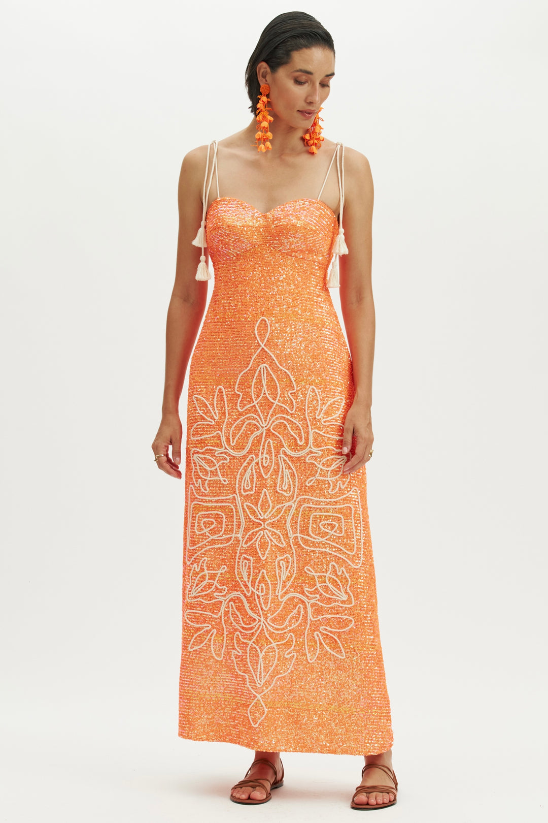 Embroidered Sequin Dress – Bela Boutique