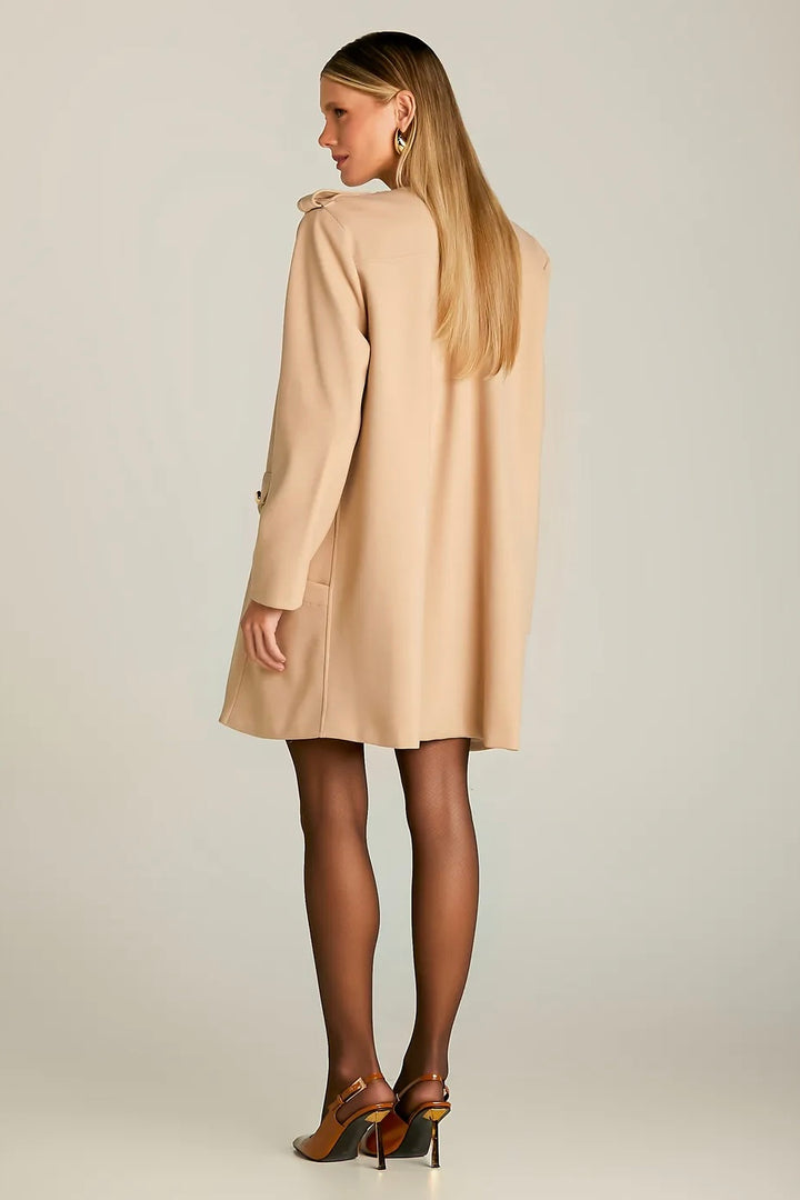 Beige Coat – Bela Boutique